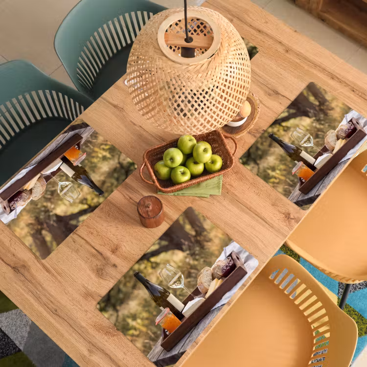 Picknick - Wijn - Kaasplankje Placemat vinyl groot -zzsfeer5_Kitchenyeah-website