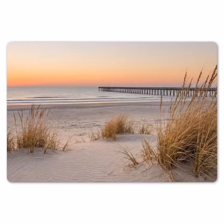 Pier - Zonsondergang - Strand Placemat vinyl groot -zzsfeer1_Kitchenyeah-website