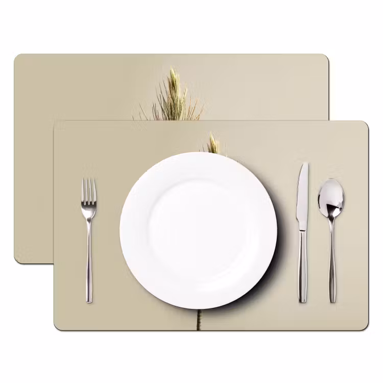 Dennentak - Naaldvormige bladeren - Lichtgroen Placemat vinyl groot -zzsfeer2_Kitchenyeah-website