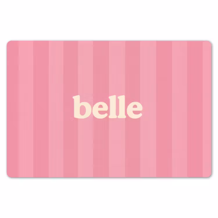 Roze - Gestreept - Belle Placemat vinyl groot -zzsfeer1_Kitchenyeah-website