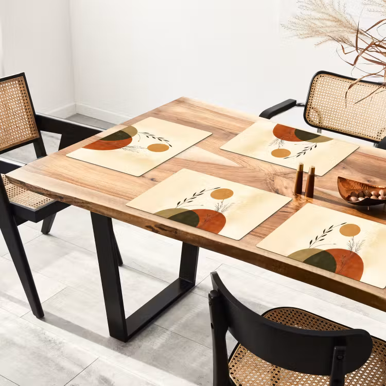 Planten - Abstract - Vormen Placemat vinyl groot -zzsfeer4_Kitchenyeah-website