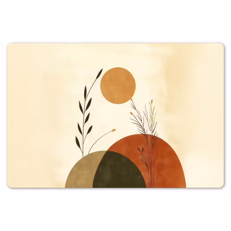 Planten - Abstract - Vormen Placemat vinyl groot -zzsfeer1_Kitchenyeah-website