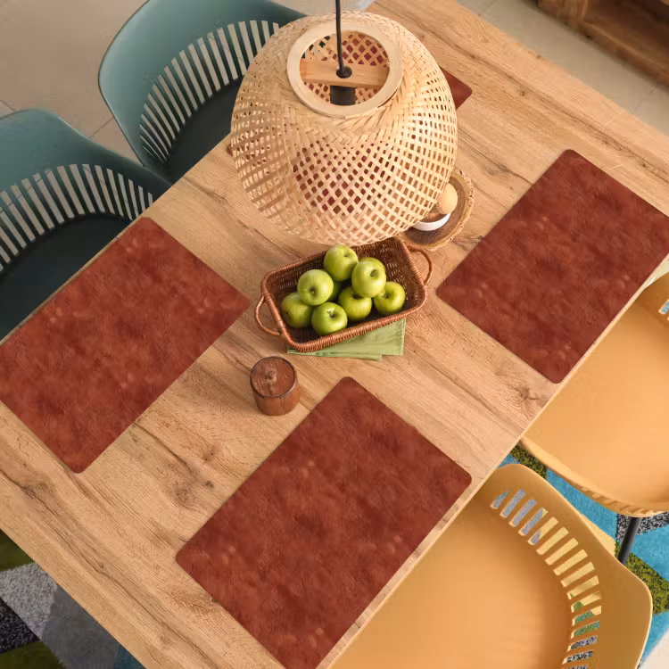 Stucwerk - Textuur - Terracotta Placemat vinyl groot 368 -zzsfeer5_Kitchenyeah-website