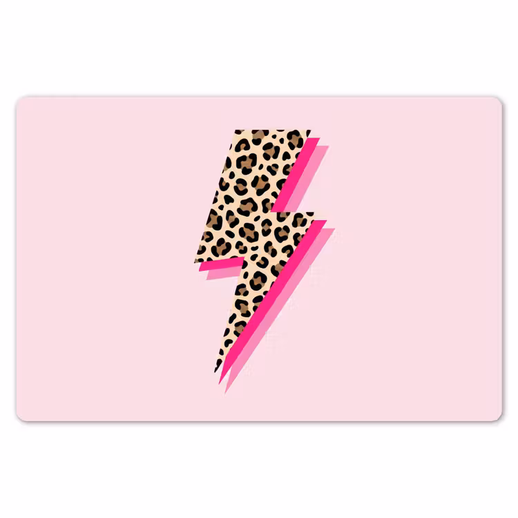 Stippen - Roze - Bliksem Placemat vinyl groot -zzsfeer1_Kitchenyeah-website