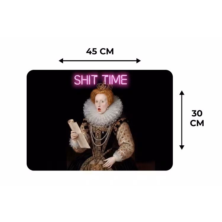 Portret - Humor - Neon Placemat vinyl groot -specs
