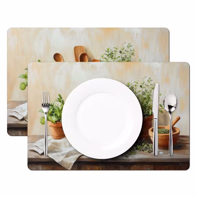 Potten - Kruiden - Hout Placemat vinyl groot -zzsfeer2_Kitchenyeah-website