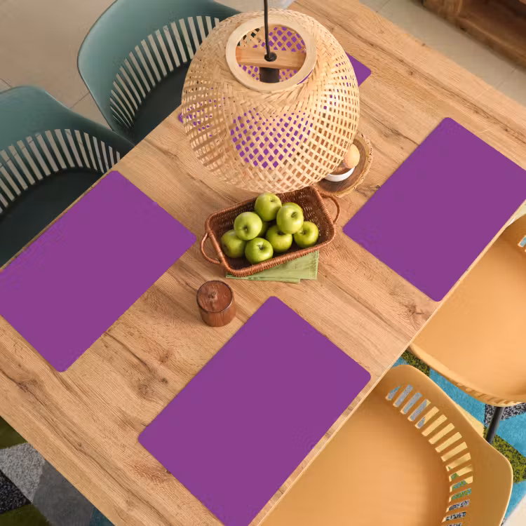 Paars - Kleuren - Effen Placemat vinyl groot 368 -zzsfeer5_Kitchenyeah-website
