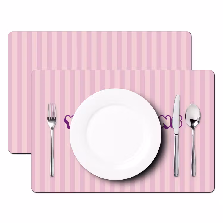 Paars - Strepen - You're doing great - Schaduw Placemat vinyl groot -zzsfeer2_Kitchenyeah-website