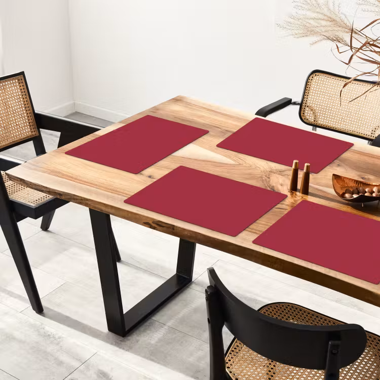 Rood - Effen kleur Placemat vinyl groot 368 -zzsfeer4_Kitchenyeah-website
