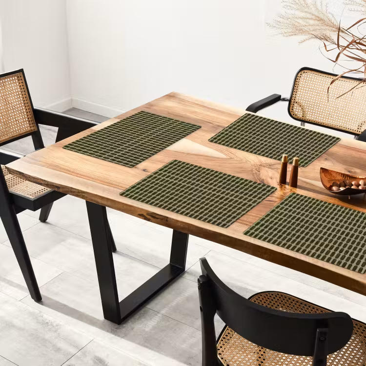 Ritmisch - Effect - Groen Placemat vinyl groot 368 -zzsfeer4_Kitchenyeah-website