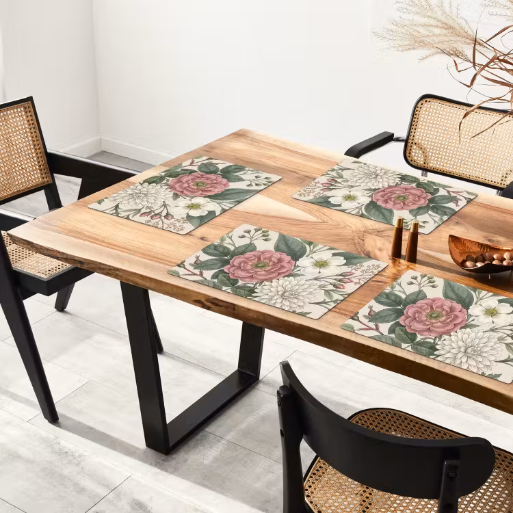 Romantisch - Design - Kleurrijk Placemat vinyl groot -zzsfeer4_Kitchenyeah-website