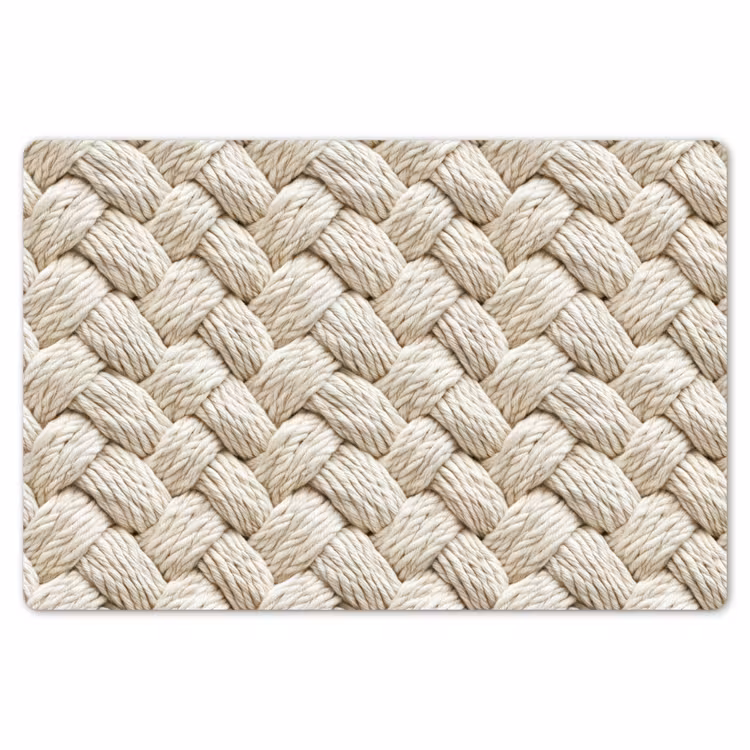 Touw - Gebreid - Beige Placemat vinyl groot 368 -zzsfeer1_Kitchenyeah-website