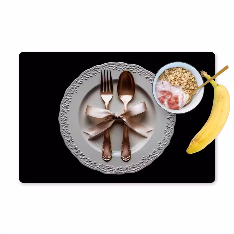 Rose - Strik - Bestek Placemat vinyl groot -zzzproduct_Kitchenyeah-website