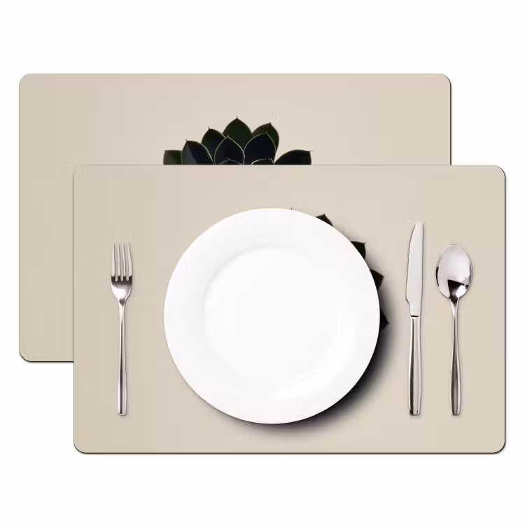 Rozet - Cirkelvormig - Donkergroen Placemat vinyl groot -zzsfeer2_Kitchenyeah-website