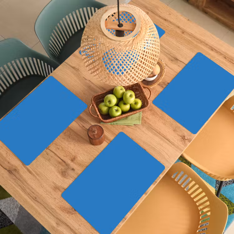 Royal - Blue - Blauw Placemat vinyl groot 368 -zzsfeer5_Kitchenyeah-website