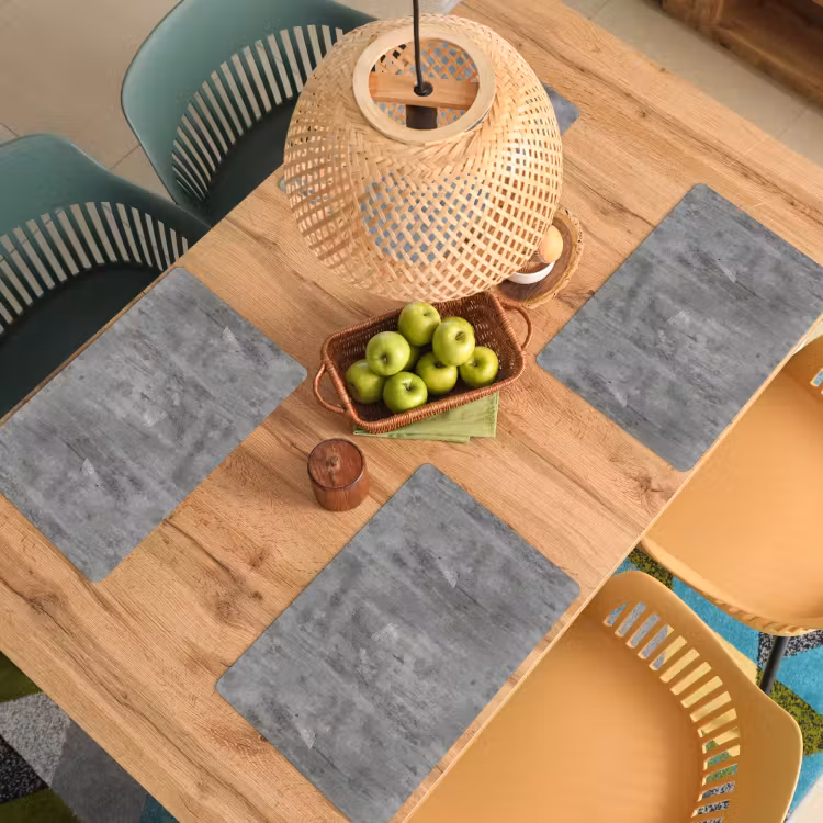 Roest - Beton - Patroon Placemat vinyl groot 368 -zzsfeer5_Kitchenyeah-website