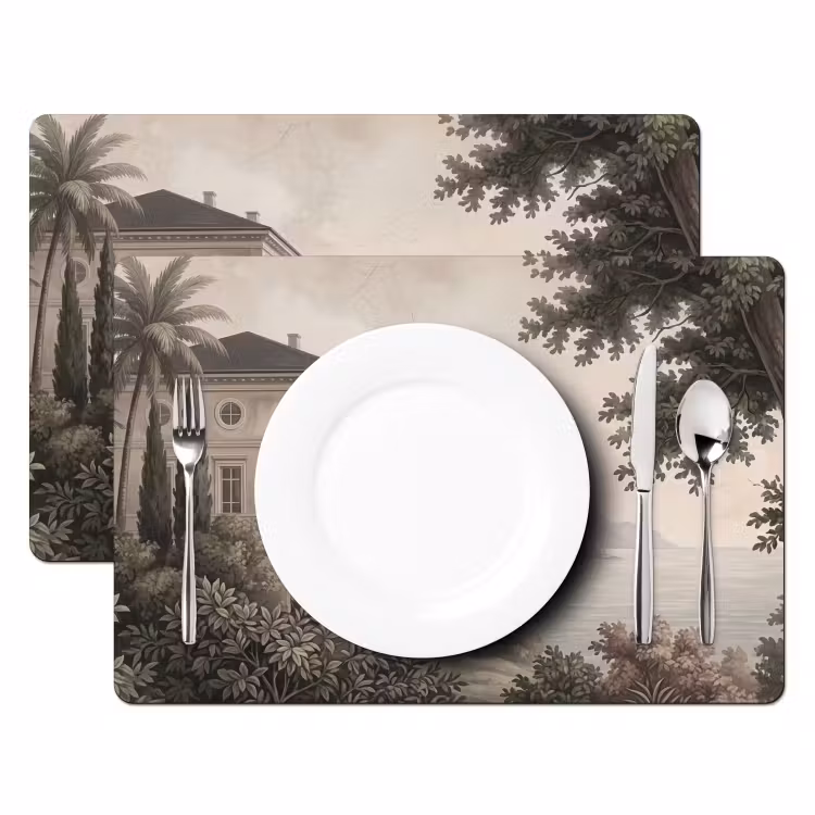 Zee - Villa - Beige Placemat vinyl groot -zzsfeer2_Kitchenyeah-website