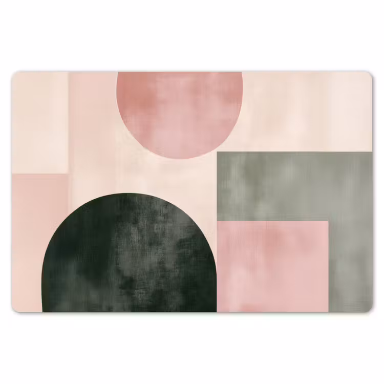 Vormen - Abstract - Cirkel - Zwart Placemat vinyl groot -zzsfeer1_Kitchenyeah-website