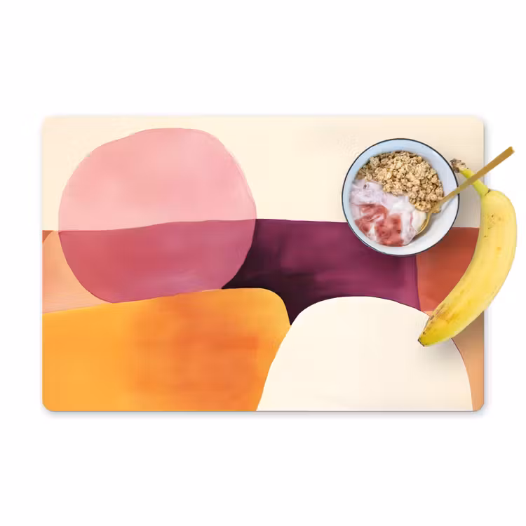 Vormen - Abstract - Kleurrijk Placemat vinyl groot -zzzproduct_Kitchenyeah-website