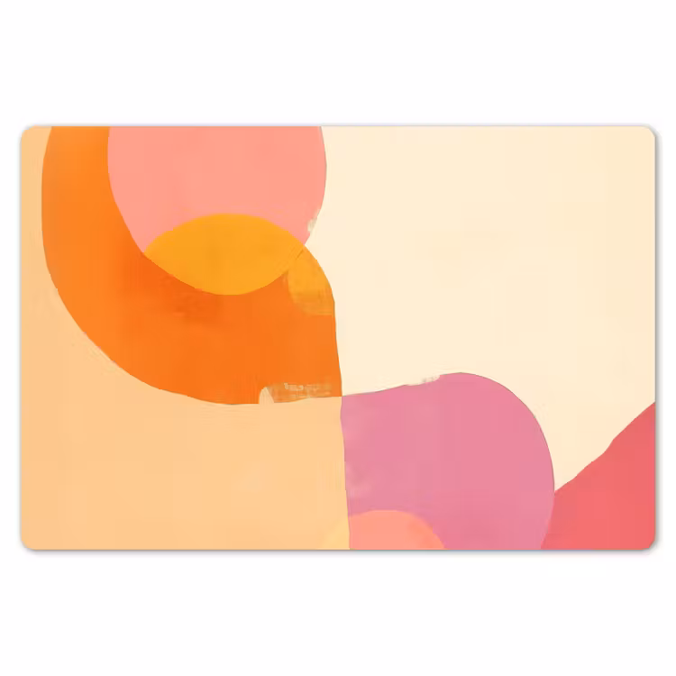 Vormen - Abstract - Kleurrijk Placemat vinyl groot -zzsfeer1_Kitchenyeah-website