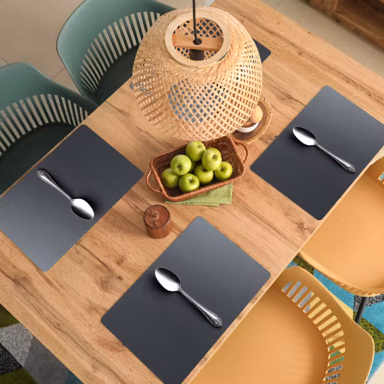 Zilver - Metaal - Lepel Placemat vinyl groot -zzsfeer5_Kitchenyeah-website