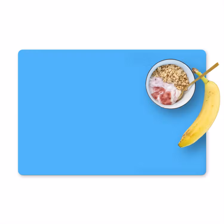 Sky - Blue - Blauw Placemat vinyl groot 368 -zzzproduct_Kitchenyeah-website