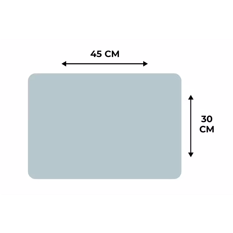 Slate - Blue - Blauw Placemat vinyl groot 368 -specs
