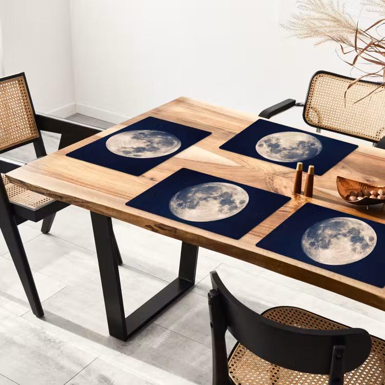 Ruimte - Maan - Kosmos Placemat vinyl groot -zzsfeer4_Kitchenyeah-website