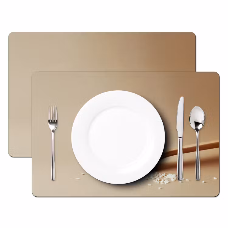 Lepel - Rijst - Hout - Beige Placemat vinyl groot -zzsfeer2_Kitchenyeah-website