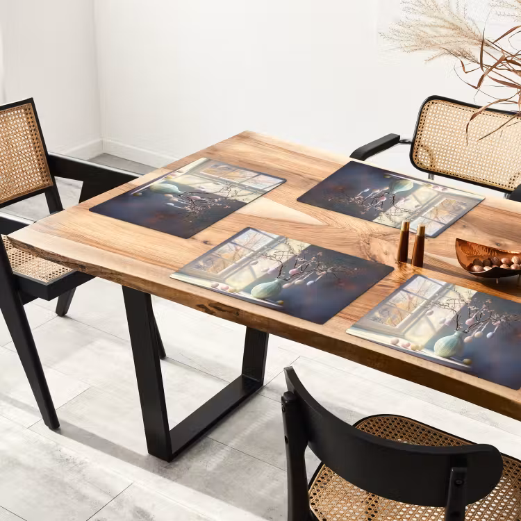 Stilleven - Vaas - Paastak Placemat vinyl groot -zzsfeer4_Kitchenyeah-website