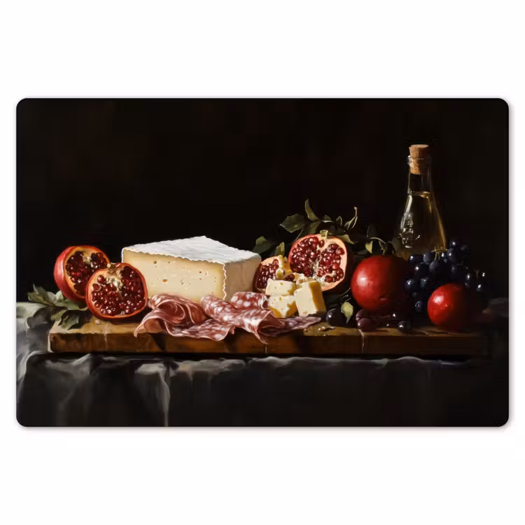 Stilleven - Vintage - Borrelplank Placemat vinyl groot -zzsfeer1_Kitchenyeah-website