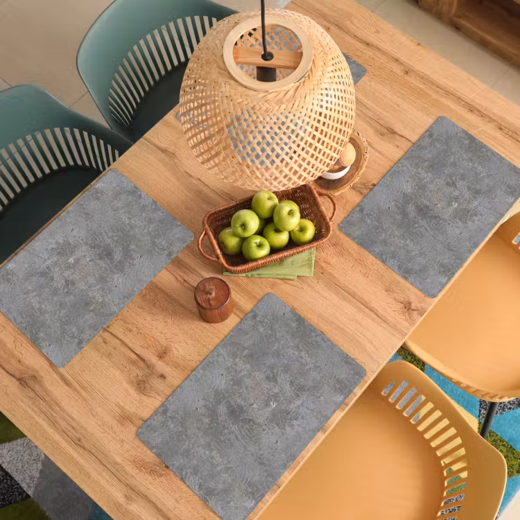 Stenen - Beton - Patronen Placemat vinyl groot 368 -zzsfeer5_Kitchenyeah-website