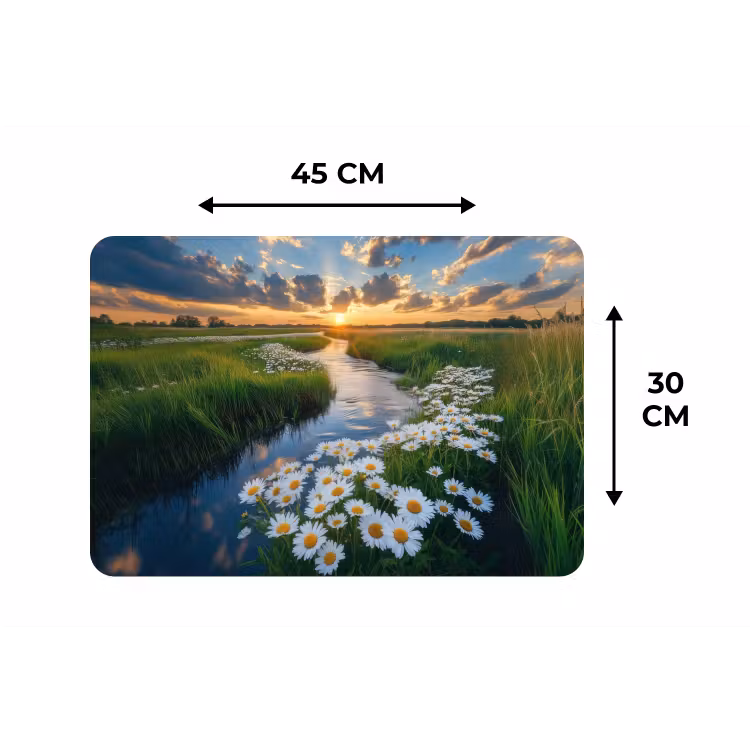 Beekje - Landschap - Margriet Placemat vinyl groot -specs