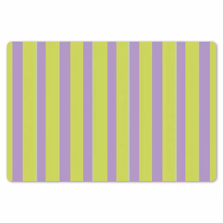 Strepen - Patroon - Groen Placemat vinyl groot 368 -zzsfeer1_Kitchenyeah-website