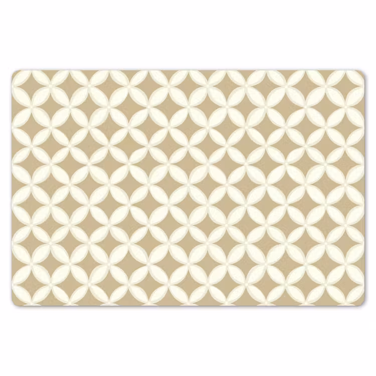 Symmetrisch - Motief - Beige Placemat vinyl groot 368 -zzsfeer1_Kitchenyeah-website