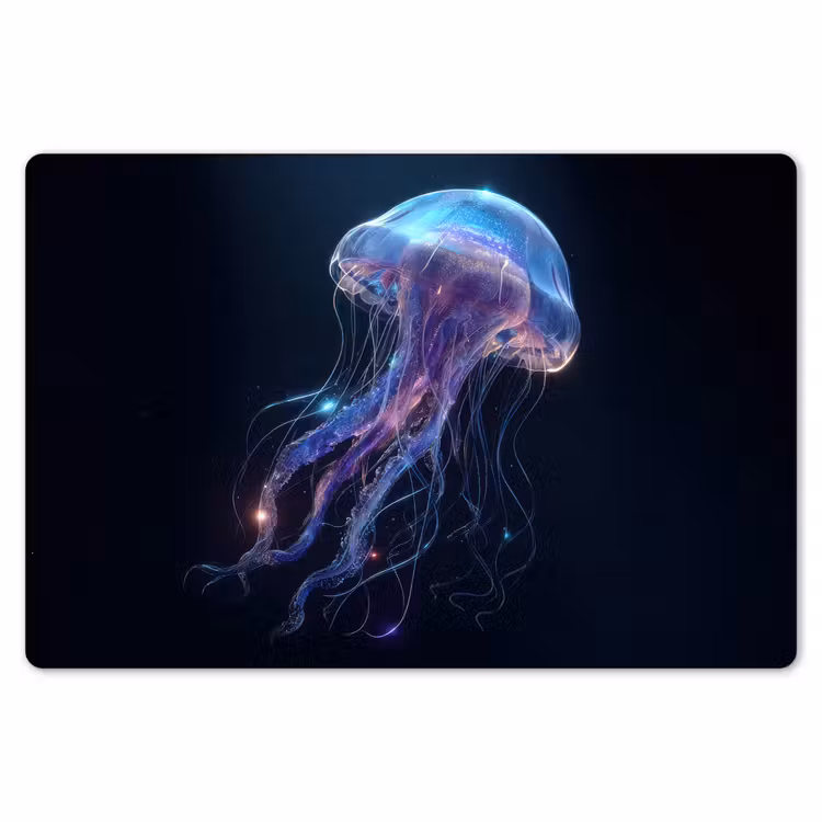 Tentakels - Kwal - Paars - Sprankeling Placemat vinyl groot -zzsfeer1_Kitchenyeah-website