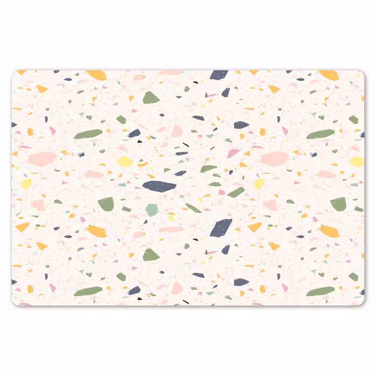 Terrazzo - Patroon - Kleurrijk - Festival Placemat vinyl groot 368 -zzsfeer1_Kitchenyeah-website