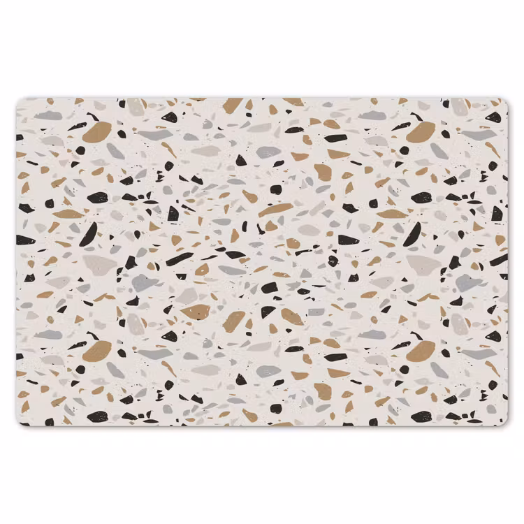Terrazzo - Patroon - Staal Placemat vinyl groot 368 -zzsfeer1_Kitchenyeah-website