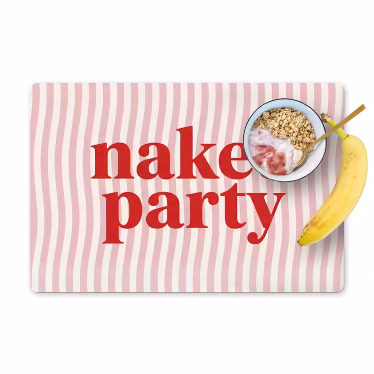 Tekst - Modern - Strepen Placemat vinyl groot -zzzproduct_Kitchenyeah-website