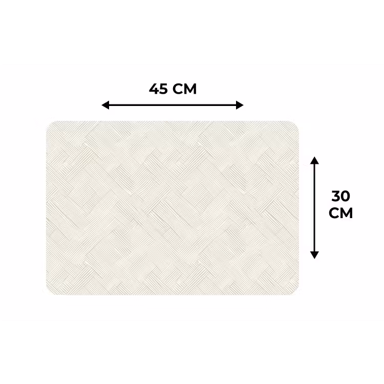 Textuur - Abstract - Beige Placemat vinyl groot 368 -specs