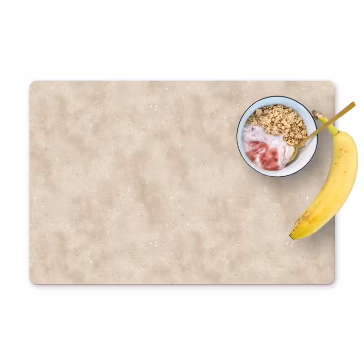 Structuur - Spikkels - Beige Placemat vinyl groot 368 -zzzproduct_Kitchenyeah-website