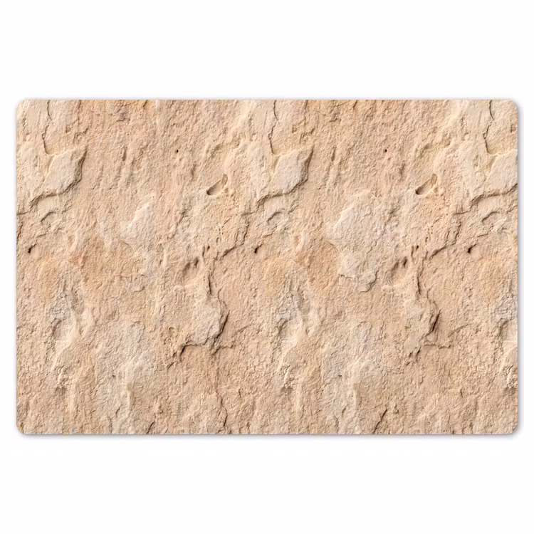 Textuur - Steen - Natuur - Beige Placemat vinyl groot -zzsfeer1_Kitchenyeah-website