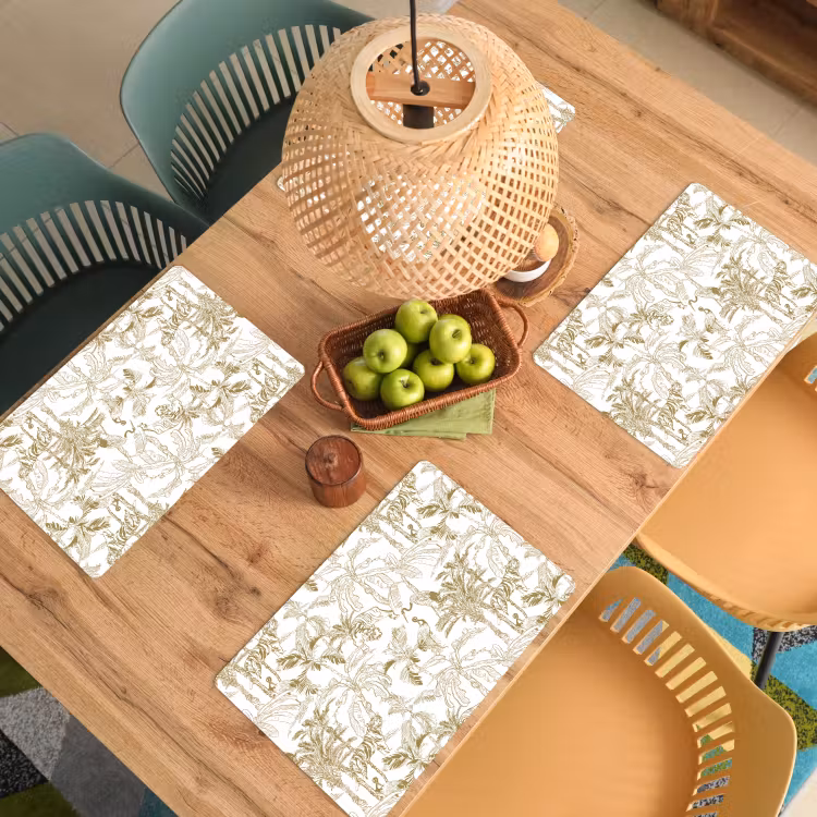 Tijger - Oerwoud - Beige Placemat vinyl groot 368 -zzsfeer5_Kitchenyeah-website