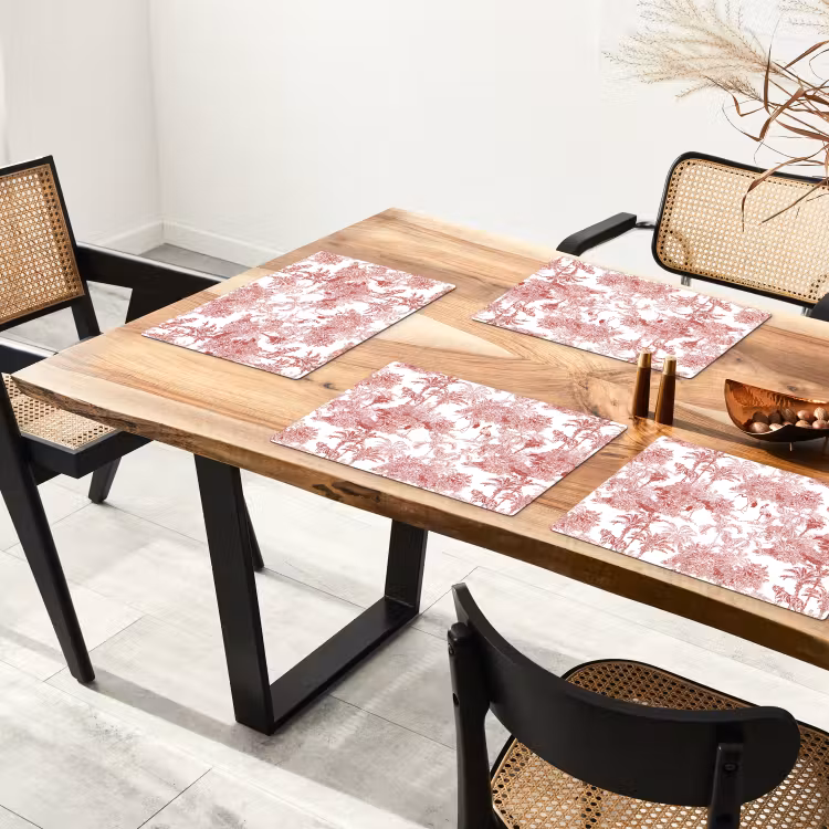 Tijger - Jungle - Natuur - Rood Placemat vinyl groot 368 -zzsfeer4_Kitchenyeah-website