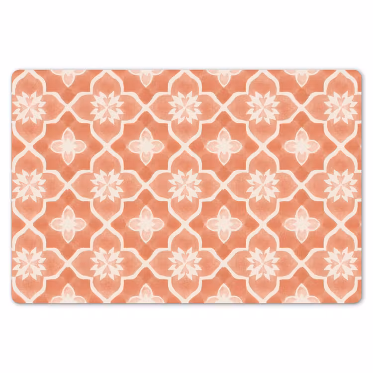 Tegelpatroon - Arabesk - Vintage - Terracotta Placemat vinyl groot 368 -zzsfeer1_Kitchenyeah-website