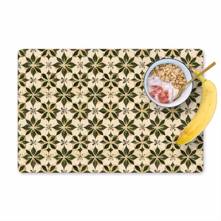 Tegel - Dessin - Groen Placemat vinyl groot 368 -zzzproduct_Kitchenyeah-website