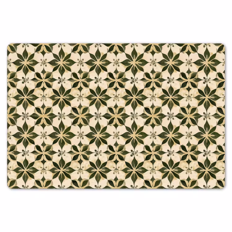 Tegel - Dessin - Groen Placemat vinyl groot 368 -zzsfeer1_Kitchenyeah-website