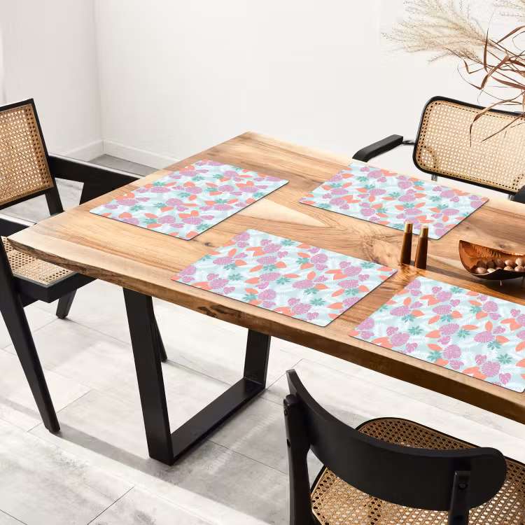 Tropisch - Bladeren - Pastel Placemat vinyl groot 368 -zzsfeer4_Kitchenyeah-website