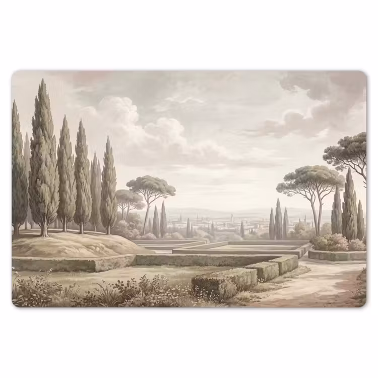 Vallei - Tuin - Natuur - Groen Placemat vinyl groot -zzsfeer1_Kitchenyeah-website