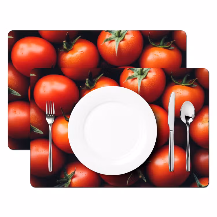 Groente - Rood - Tomaten Placemat vinyl groot -zzsfeer2_Kitchenyeah-website